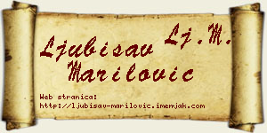 Ljubisav Marilović vizit kartica